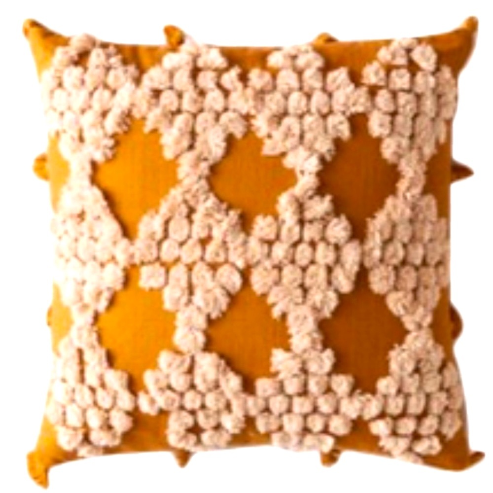 ISO: Eden Tufted Tonal Throw Pillow GOLD -  Urban Outfitters
